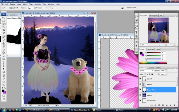 Creation of A dancers dreamland: Step 10